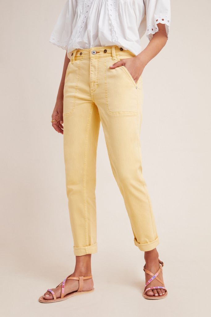 Anthropologie Pilcro High-Rise Slim Boyfriend Jeans