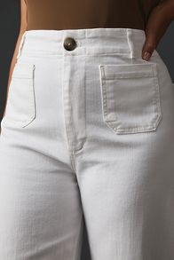 Slide View: 14: The Colette Cropped Wide-Leg Jeans by Maeve