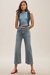 Thumbnail View 1: The Colette Cropped High-Rise Wide-Leg Jeans by Maeve