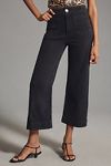 Thumbnail View 2: The Colette Denim High-Rise Cropped Wide-Leg Jeans by Maeve