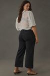 Thumbnail View 13: The Colette Denim High-Rise Cropped Wide-Leg Jeans by Maeve