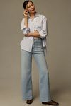 Thumbnail View 1: The Colette Full-Length Wide-Leg Jeans by Maeve