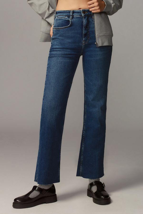 Slide View: 2: The Annie High-Rise Straight-Leg Jeans by Pilcro