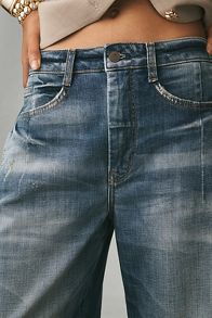 Slide View: 4: The Kenna Mid-Rise Heritage Barrel Jeans by Pilcro