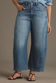 Slide View: 6: The Kenna Mid-Rise Heritage Barrel Jeans by Pilcro