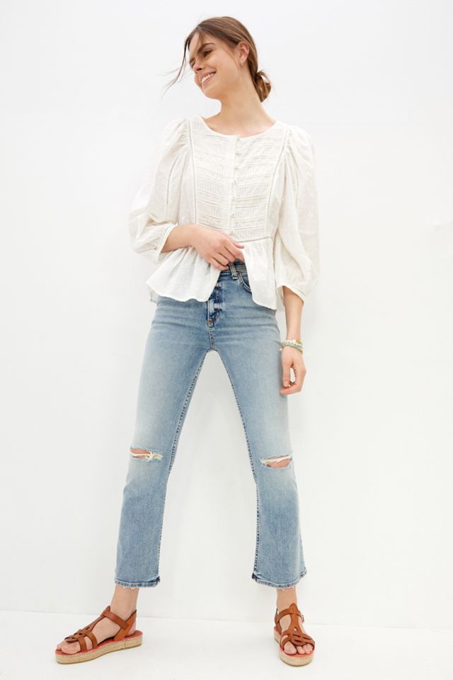 ultra high rise bootcut jeans
