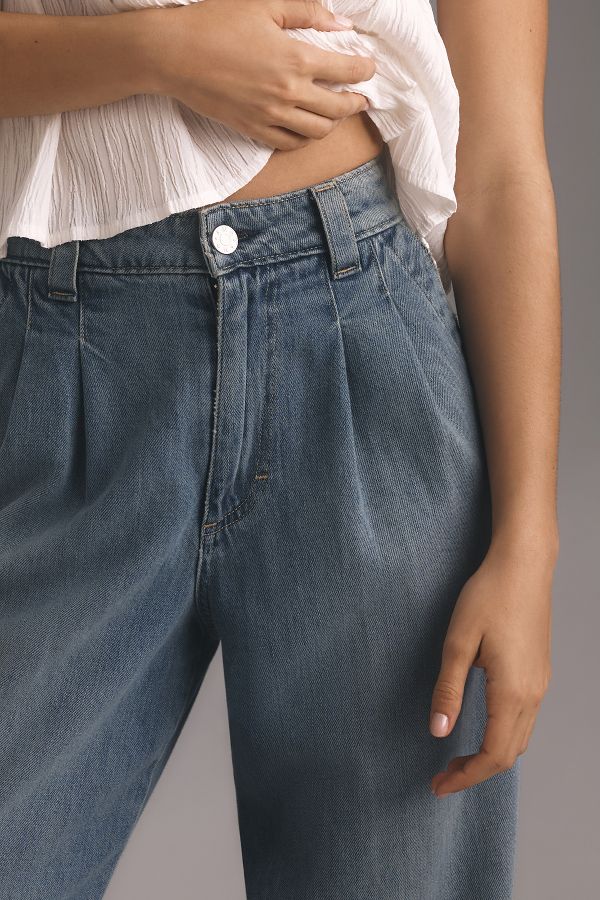 Slide View: 4: AMO Matilda Trouser Mid-Rise Wide-Leg Jeans