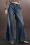 Thumbnail View 2: AMO Edith Trouser Mid-Rise Wide-Leg Jeans