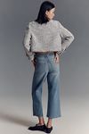 Thumbnail View 3: Good American x Anthropologie Good Waist High-Rise Palazzo Crop Jeans