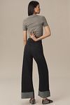 Thumbnail View 3: Hudson Jodie Cuffed High-Rise Wide-Leg Jeans