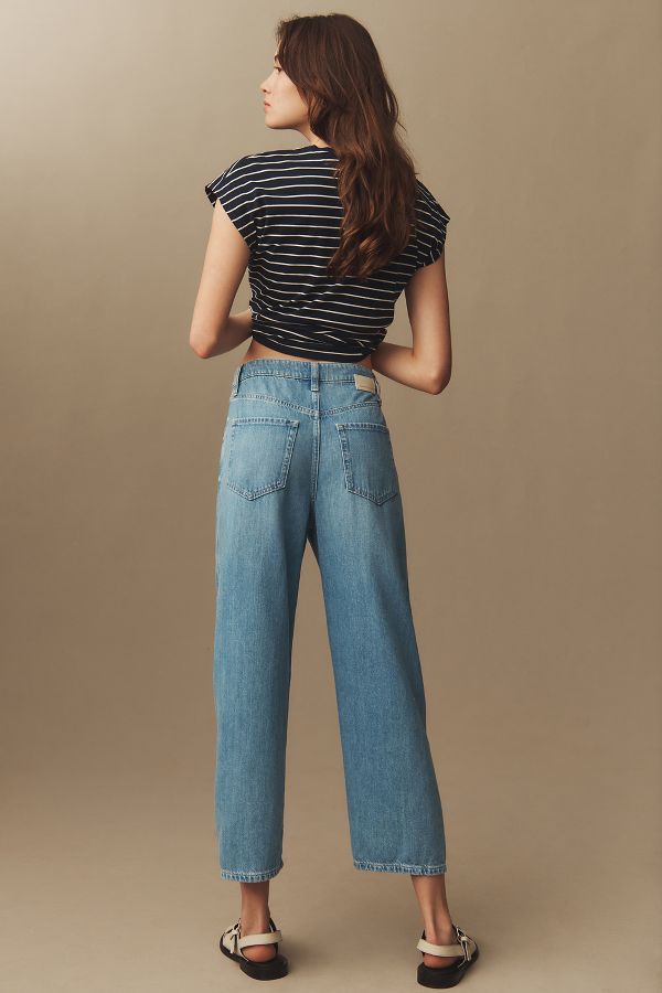 Slide View: 3: Current/Elliott Coppola High-Rise Relaxed-Leg Jeans