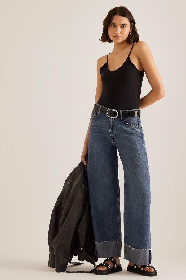 Slide View: 3: Jeans Rag & Bone Sofie Cheville Jambe Large