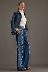 Thumbnail View 5: Seventy + Mochi Ari Scallop Wide-Leg Jeans