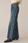 Thumbnail View 4: Seventy + Mochi Gracie Side-Stripe Mid-Rise Wide-Leg Jeans