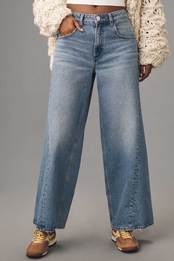 Slide View: 2: Seventy + Mochi Gracie Slouchy Wide-Leg Jeans