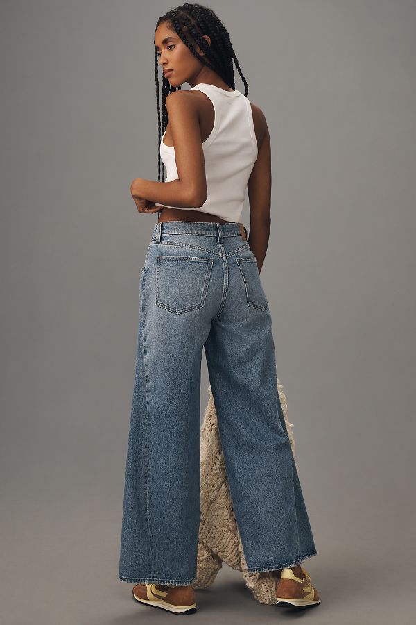 Slide View: 3: Seventy + Mochi Gracie Slouchy Wide-Leg Jeans