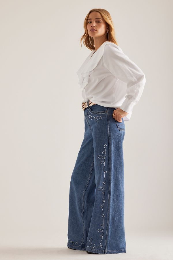 Vista diapositiva: 4: Jeans a Gamba Larga Seventy + Mochi Western Bay