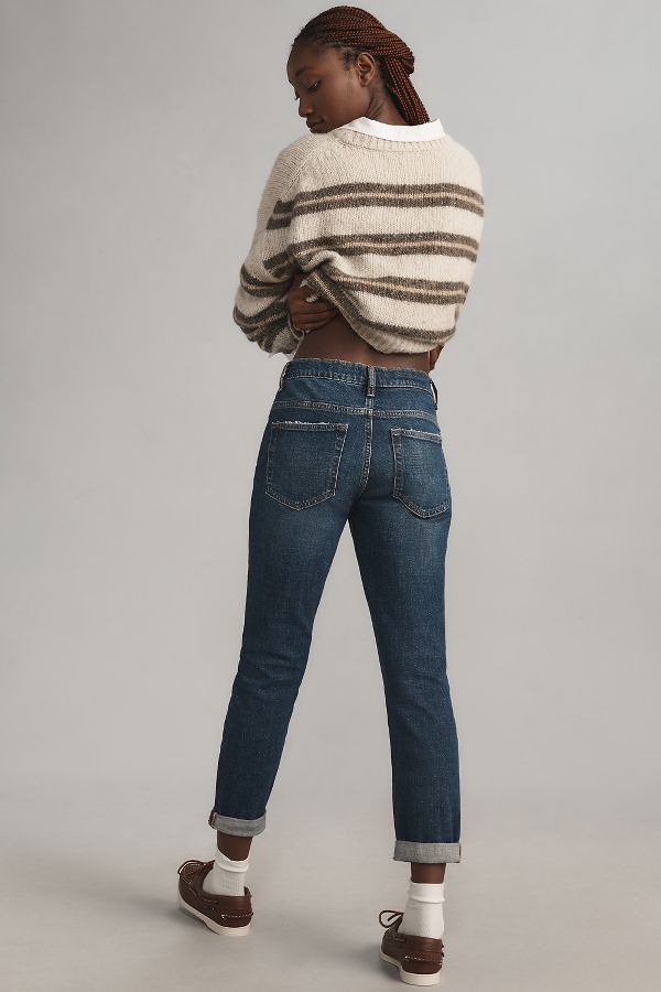 Slide View: 4: FRAME Le Garcon Mid-Rise Boyfriend Cuffed Jeans