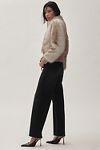 Thumbnail View 3: FRAME Le Slim Palazzo Raw Fray High-Rise Wide-Leg Jeans