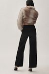 Thumbnail View 4: FRAME Le Slim Palazzo Raw Fray High-Rise Wide-Leg Jeans