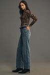 Thumbnail View 3: FRAME The Trapunto High-Rise Straight-Leg Jeans