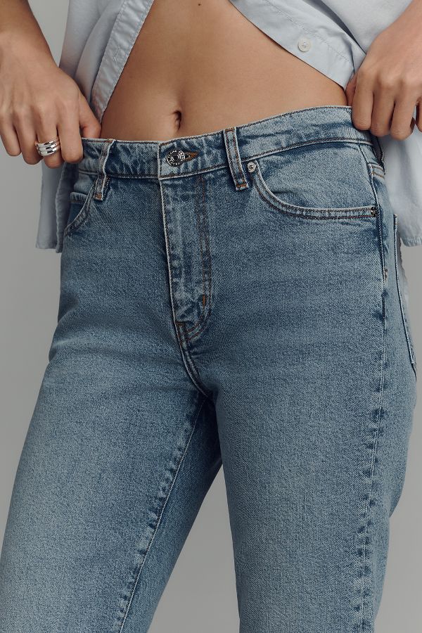 Slide View: 4: FRAME The Borrowed Mid-Rise Relaxed Jeans