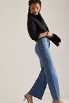 Thumbnail View 4: PAIGE Anessa Saum Roher Weites-Bein Jeans