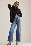 Thumbnail View 1: PAIGE Anessa Saum Roher Weites-Bein Jeans