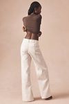 Thumbnail View 4: The Delaney Clean-Seamed High-Rise Wide-Leg Jeans by Maeve