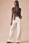 Thumbnail View 1: The Delaney Clean-Seamed High-Rise Wide-Leg Jeans by Maeve