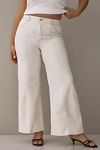 Thumbnail View 7: The Delaney Clean-Seamed High-Rise Wide-Leg Jeans by Maeve