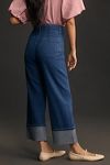 Thumbnail View 3: The Colette Cuffed High-Rise Wide-Leg Jeans by Maeve