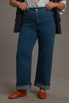 Thumbnail View 7: The Colette Cuffed High-Rise Wide-Leg Jeans by Maeve