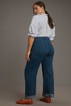 Thumbnail View 9: The Colette Cuffed High-Rise Wide-Leg Jeans by Maeve