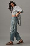 Thumbnail View 3: The Arin Mid-Rise Button-Front Barrel Pant by Pilcro