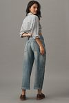 Thumbnail View 4: The Arin Mid-Rise Button-Front Barrel Pant by Pilcro