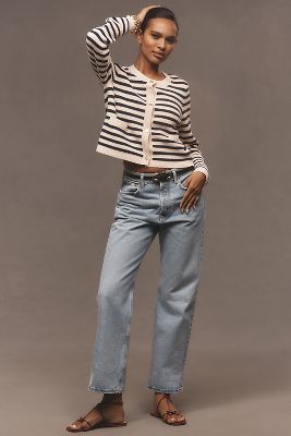 Pilcro Baggy Slim Boyfriend High-Rise Relaxed Jeans