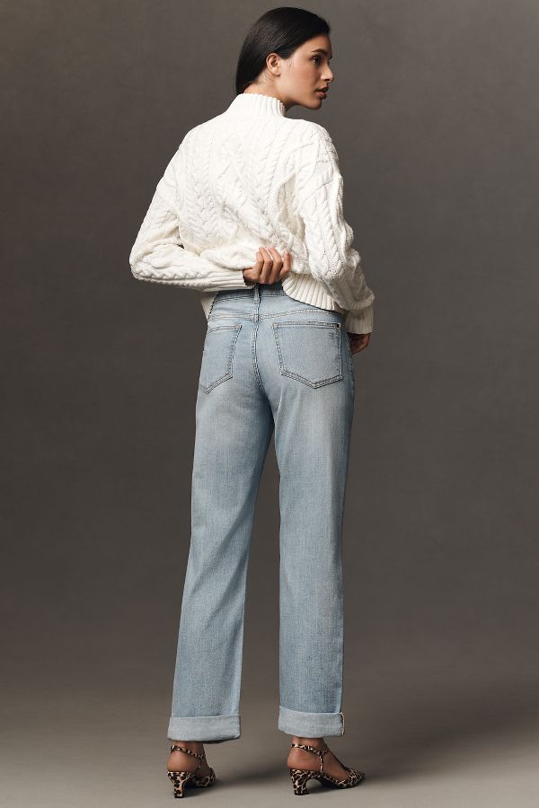 Slide View: 5: Pilcro Baggy Slim Boyfriend High-Rise Relaxed Jeans