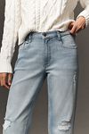 Visualizzazione miniature 4: Jeans Rilassati a Vita Alta Slim Boyfriend Larghi Pilcro