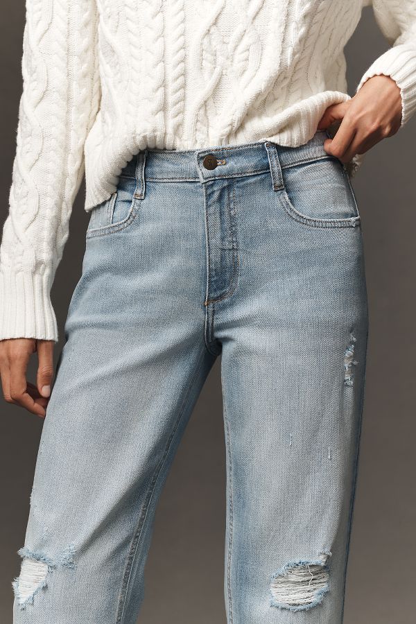 Slide View: 6: Pilcro Baggy Slim Boyfriend High-Rise Relaxed Jeans