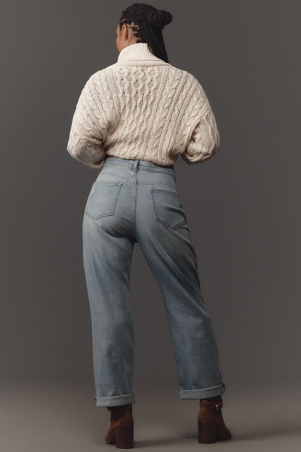 Slide View: 9: Pilcro Baggy Slim Boyfriend High-Rise Relaxed Jeans