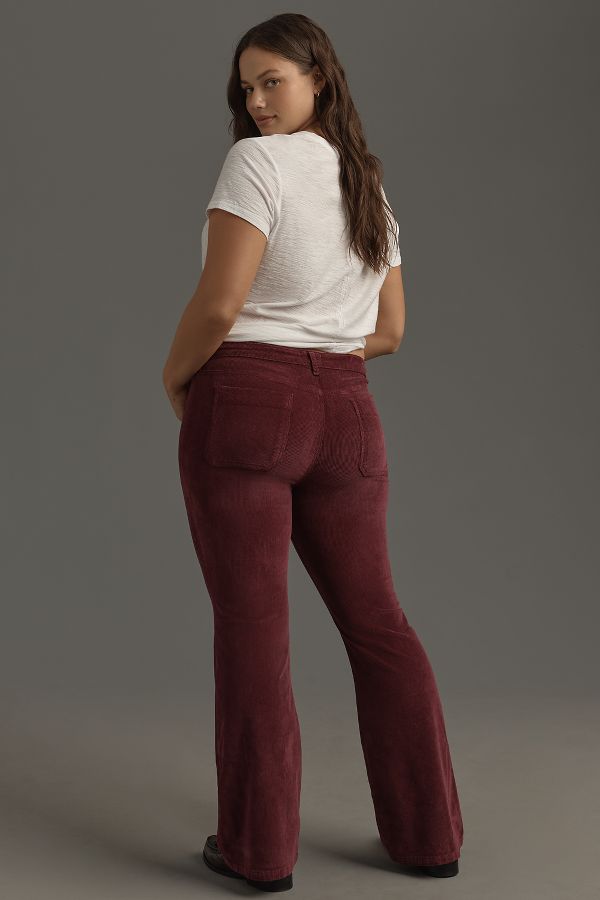 Slide View: 8: The Icon Corduroy Flare Jeans by Pilcro: Mid-Rise Edition