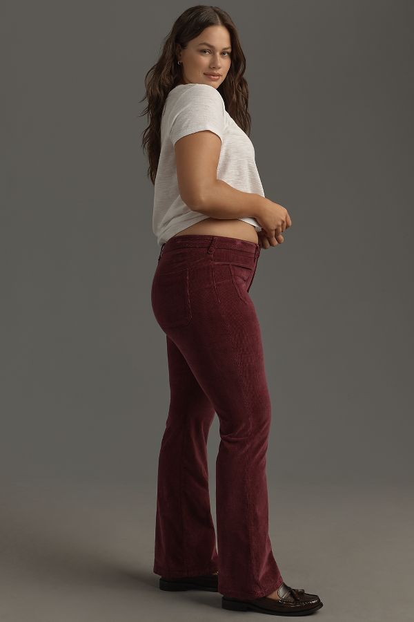 Slide View: 9: The Icon Corduroy Flare Jeans by Pilcro: Mid-Rise Edition