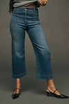 Thumbnail View 2: The Colette Denim High-Rise Cropped Wide-Leg Jeans by Maeve