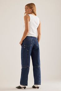 Slide View: 2: ALIGNE Mid-Rise Slim Barrel Jeans