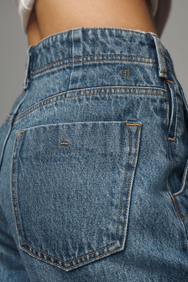 Slide View: 5: Die Lonnie Funkeln Manschette Hohe-Taille Ernte Jeans von Pilcro