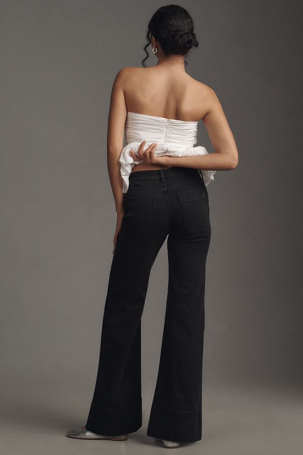 Slide View: 3: The Rylan Relaxed High-Rise Flare Jeans by Pilcro