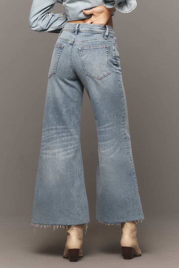 Slide View: 4: FRAME Le Palazzo High-Rise Crop Jeans