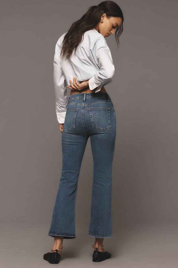 Slide View: 4: FRAME Le Crop High-Rise Mini Boot Jeans