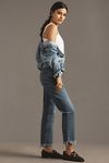 Thumbnail View 3: FRAME Le Mec High-Rise Straight-Leg Jeans